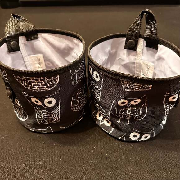 TWO Thirty-One Small Snap On Bins It’s Owl Good - Picture 1 of 5
